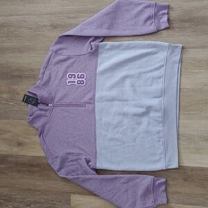 NWT Original Use Men's Purple 1/4 Zip Pullover Sweatshirt Size XXL